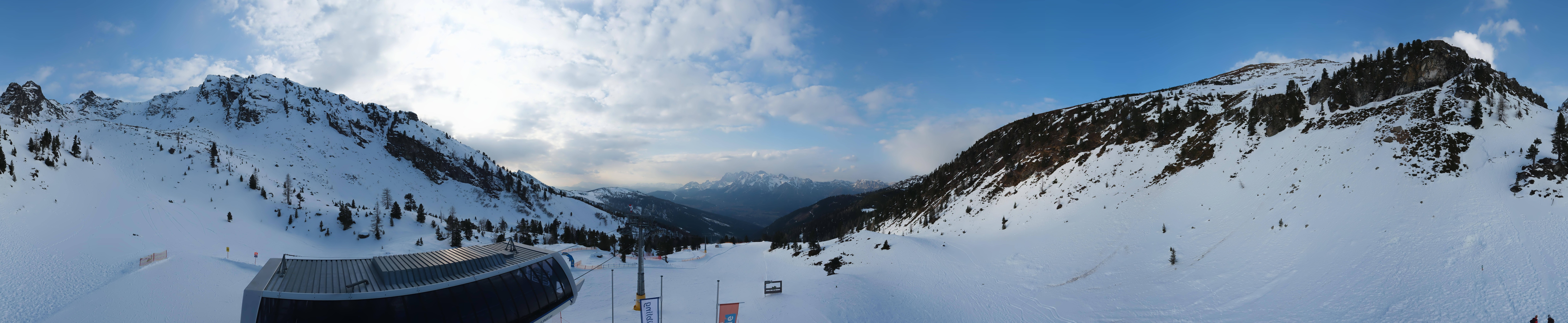Archived image Webcam Hauser Kaibling, Styria - View towards Schladminger Tauern