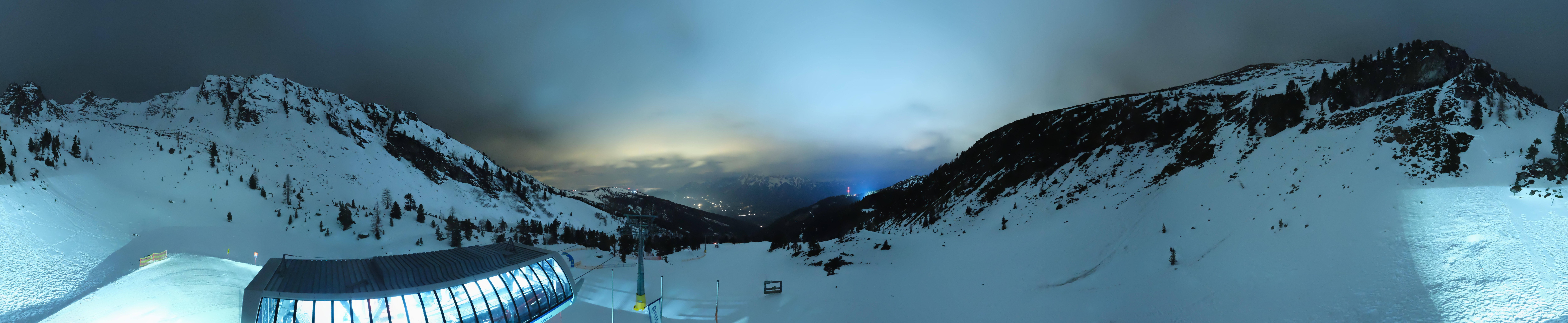 Archived image Webcam Hauser Kaibling, Styria - View towards Schladminger Tauern