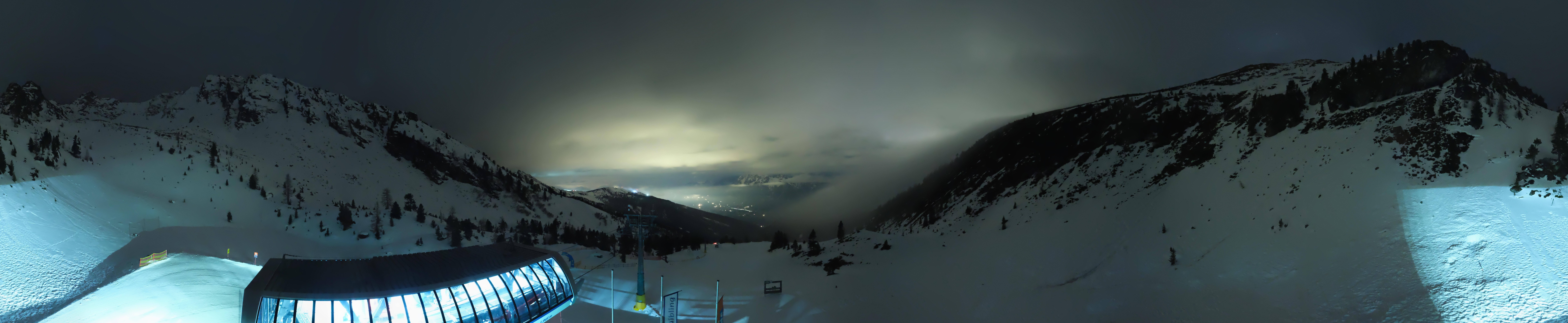 Archived image Webcam Hauser Kaibling, Styria - View towards Schladminger Tauern