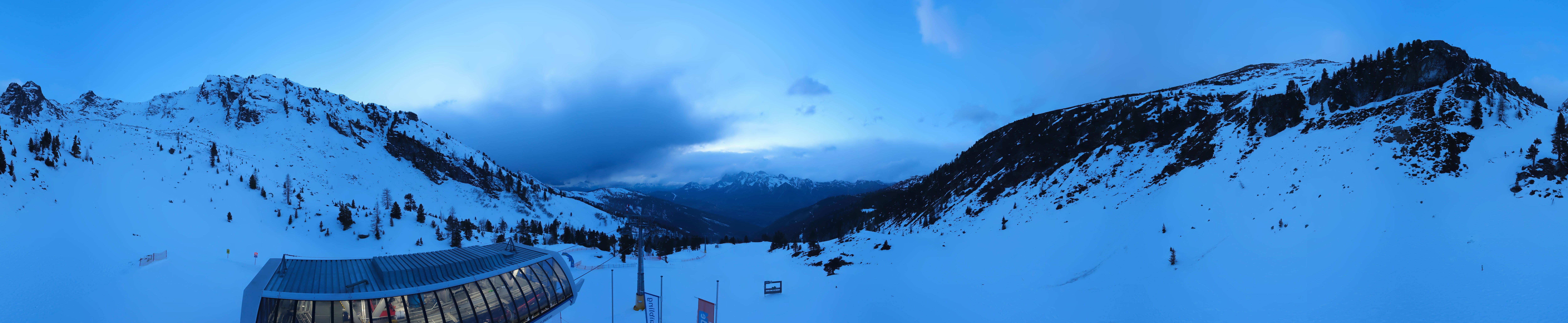 Archived image Webcam Hauser Kaibling, Styria - View towards Schladminger Tauern