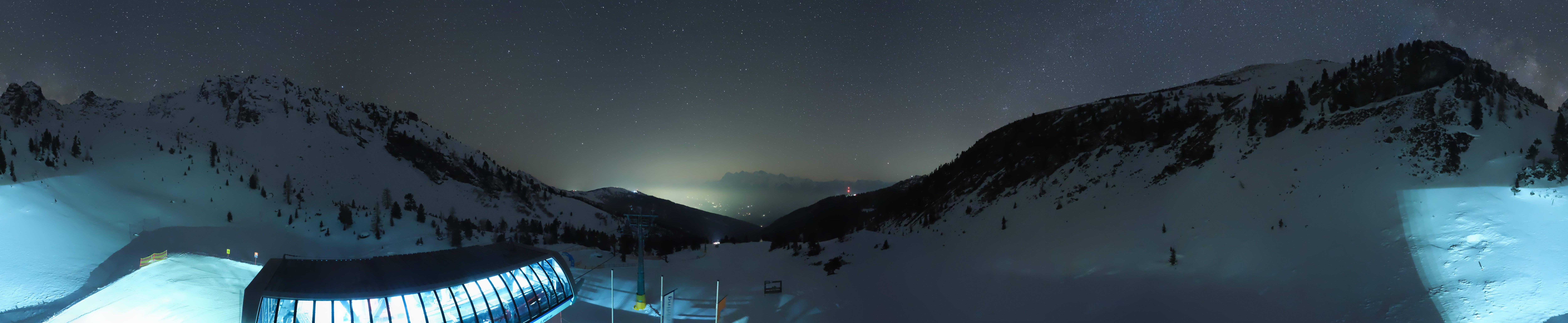 Archived image Webcam Hauser Kaibling, Styria - View towards Schladminger Tauern