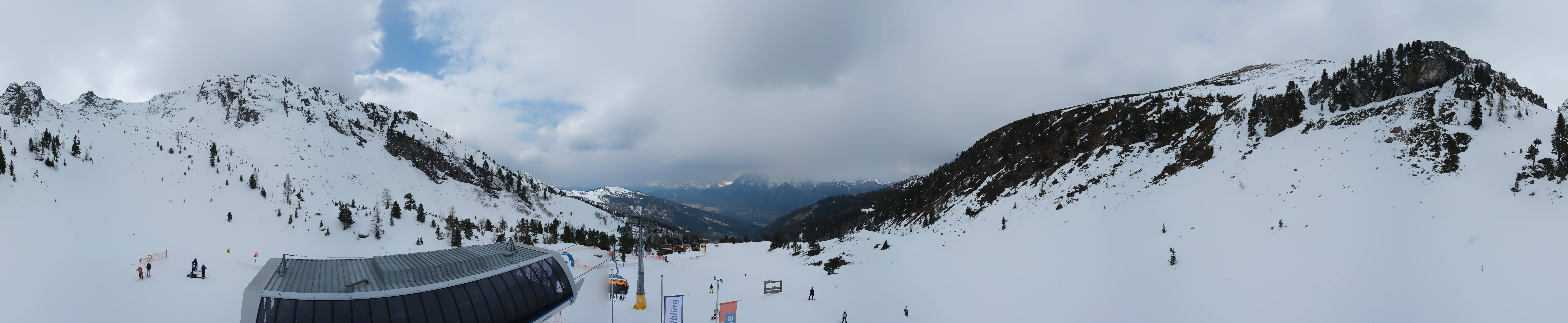 Archived image Webcam Hauser Kaibling, Styria - View towards Schladminger Tauern