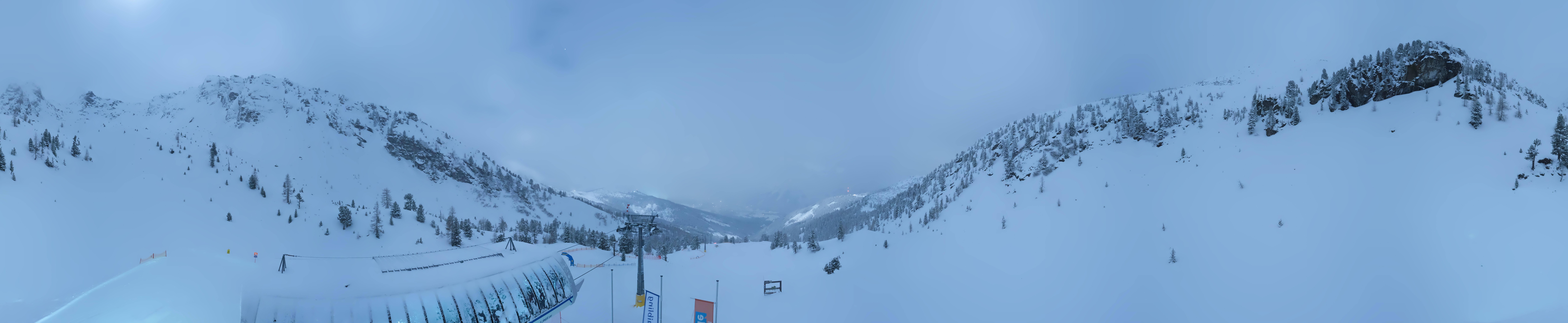 Archived image Webcam Hauser Kaibling, Styria - View towards Schladminger Tauern