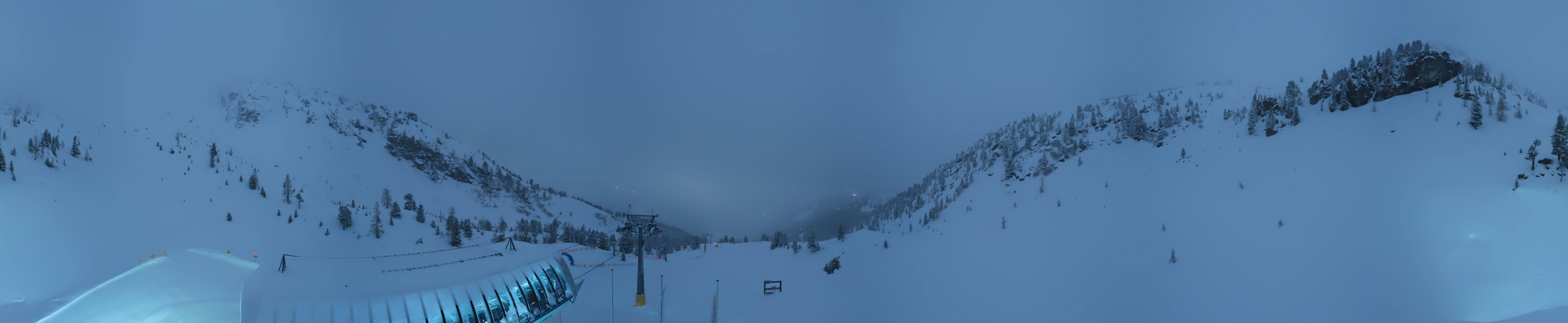 Archived image Webcam Hauser Kaibling, Styria - View towards Schladminger Tauern