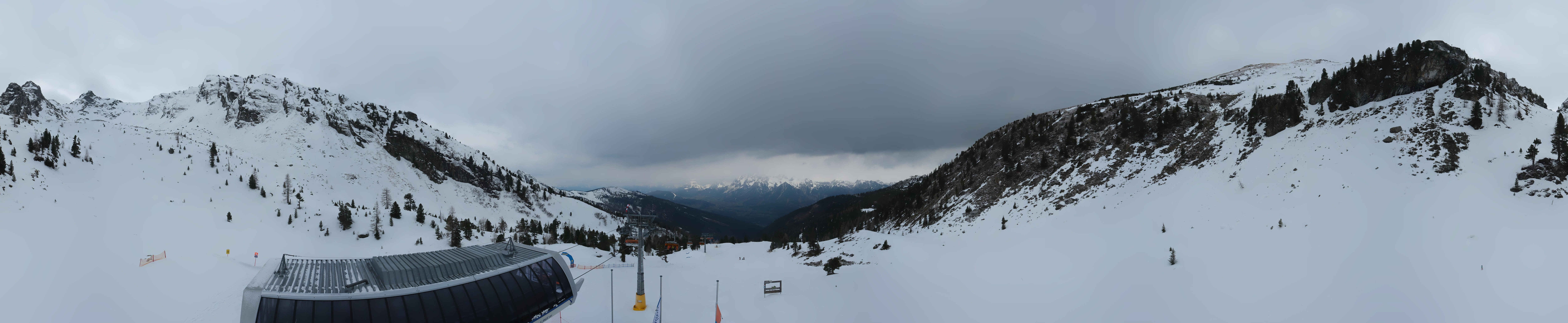 Archived image Webcam Hauser Kaibling, Styria - View towards Schladminger Tauern