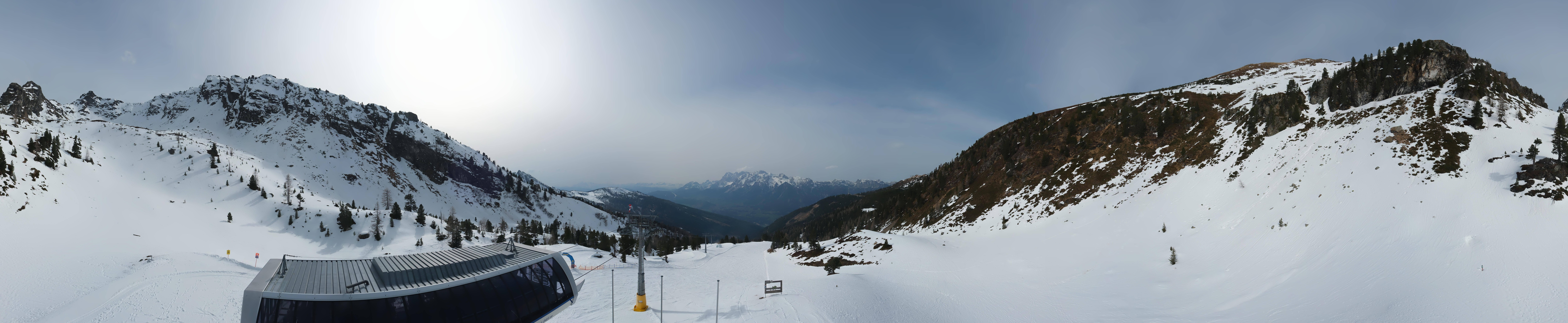 Archived image Webcam Hauser Kaibling, Styria - View towards Schladminger Tauern