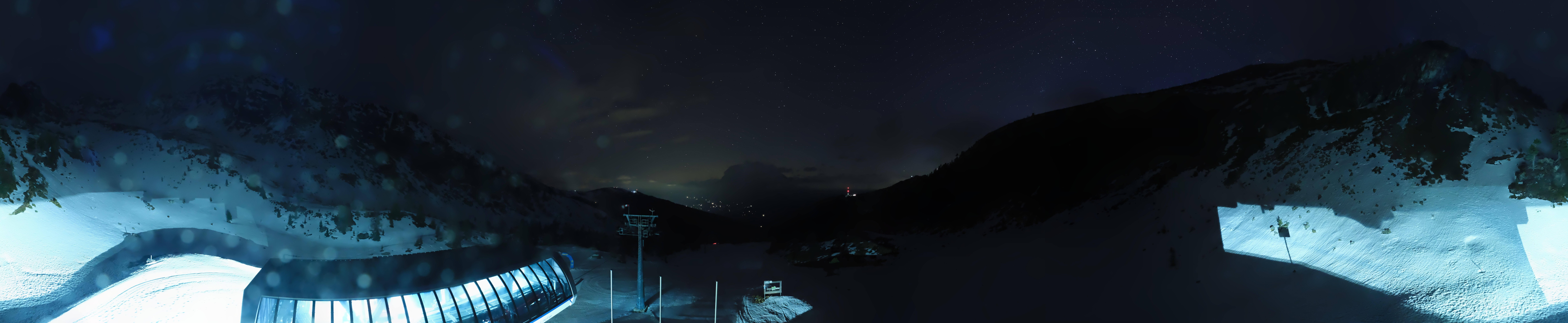 Archived image Webcam Hauser Kaibling, Styria - View towards Schladminger Tauern