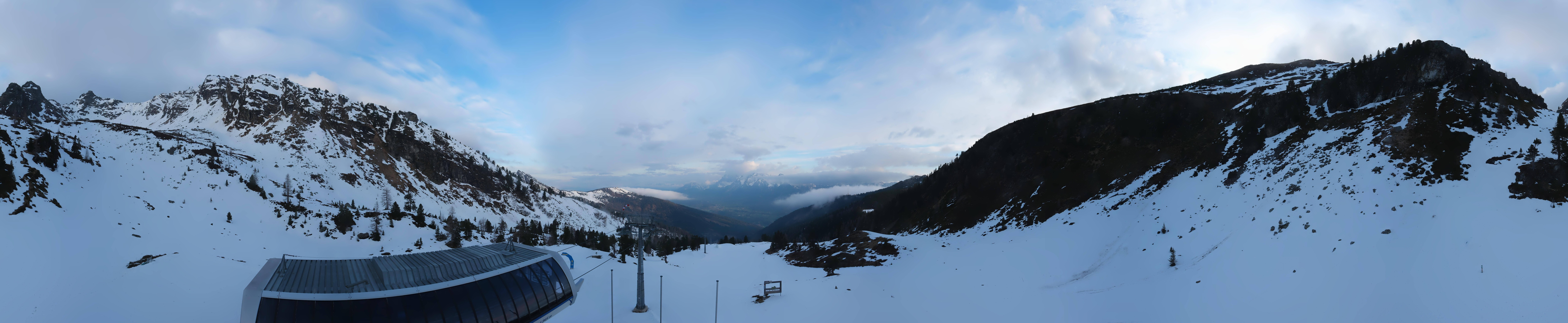 Archived image Webcam Hauser Kaibling, Styria - View towards Schladminger Tauern