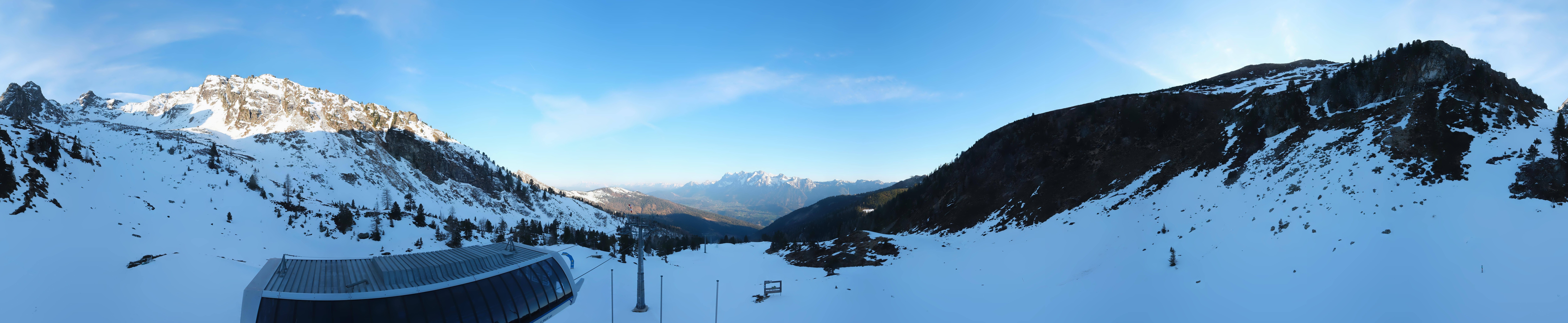 Archived image Webcam Hauser Kaibling, Styria - View towards Schladminger Tauern