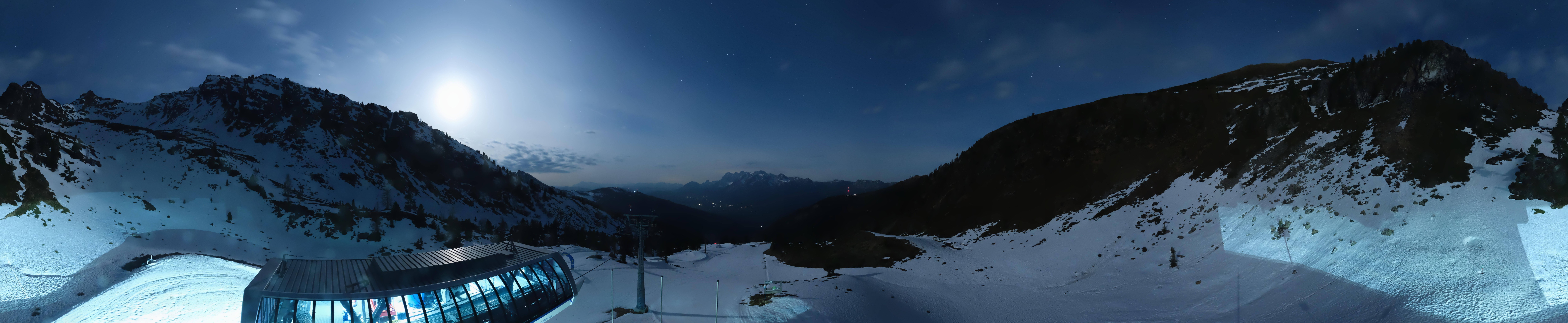 Archived image Webcam Hauser Kaibling, Styria - View towards Schladminger Tauern