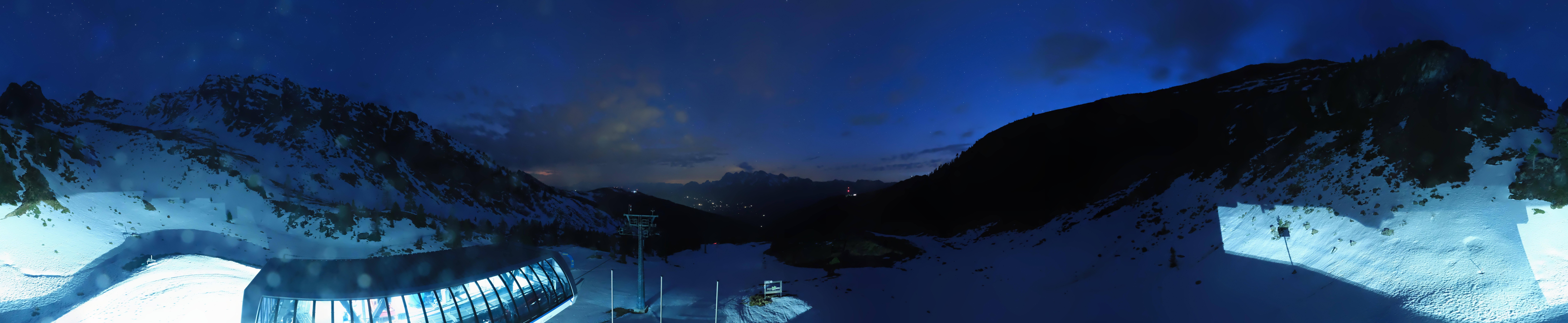 Archived image Webcam Hauser Kaibling, Styria - View towards Schladminger Tauern