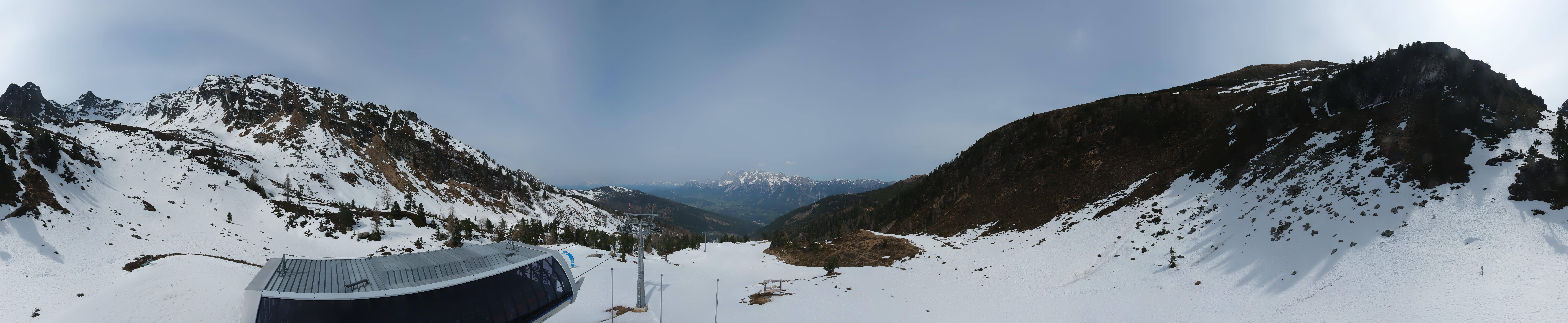 Archived image Webcam Hauser Kaibling, Styria - View towards Schladminger Tauern