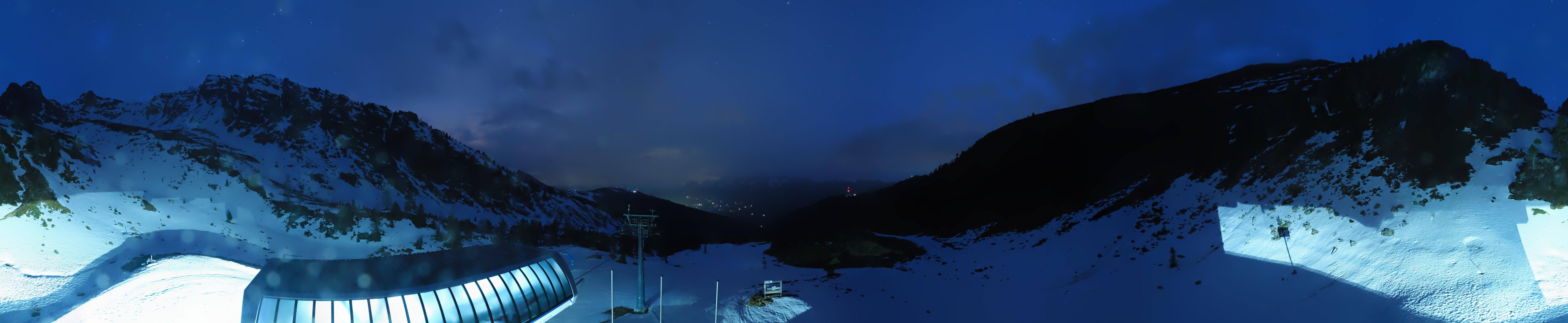 Archived image Webcam Hauser Kaibling, Styria - View towards Schladminger Tauern