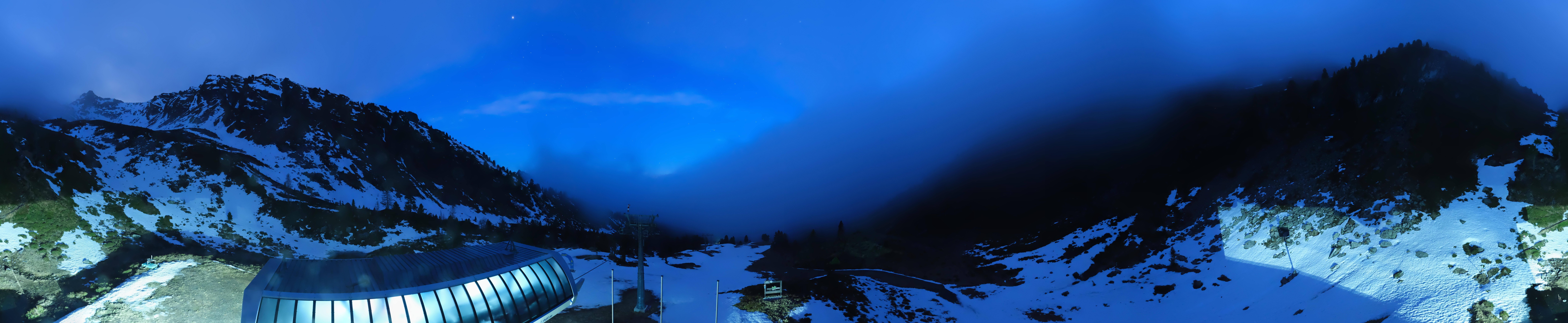 Archived image Webcam Hauser Kaibling, Styria - View towards Schladminger Tauern