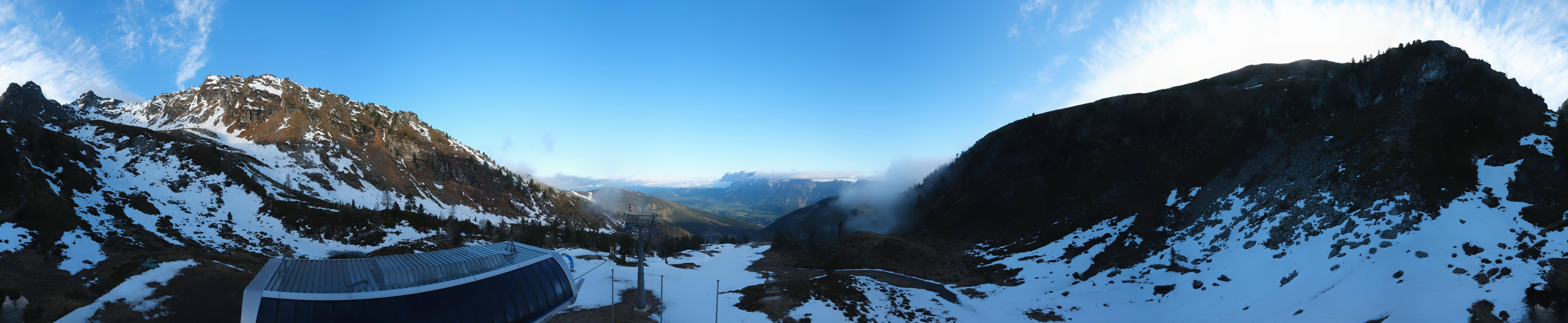 Archived image Webcam Hauser Kaibling, Styria - View towards Schladminger Tauern