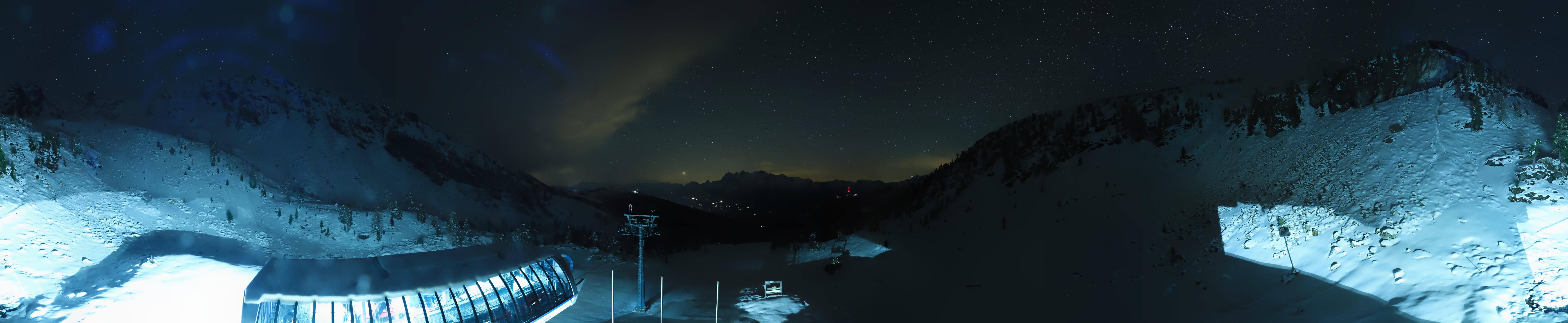 Archived image Webcam Hauser Kaibling, Styria - View towards Schladminger Tauern
