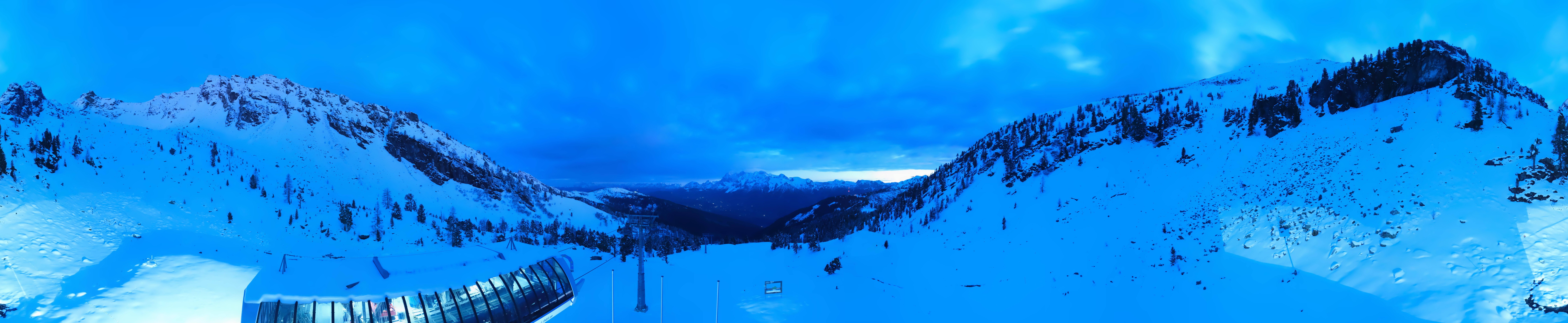 Archived image Webcam Hauser Kaibling, Styria - View towards Schladminger Tauern