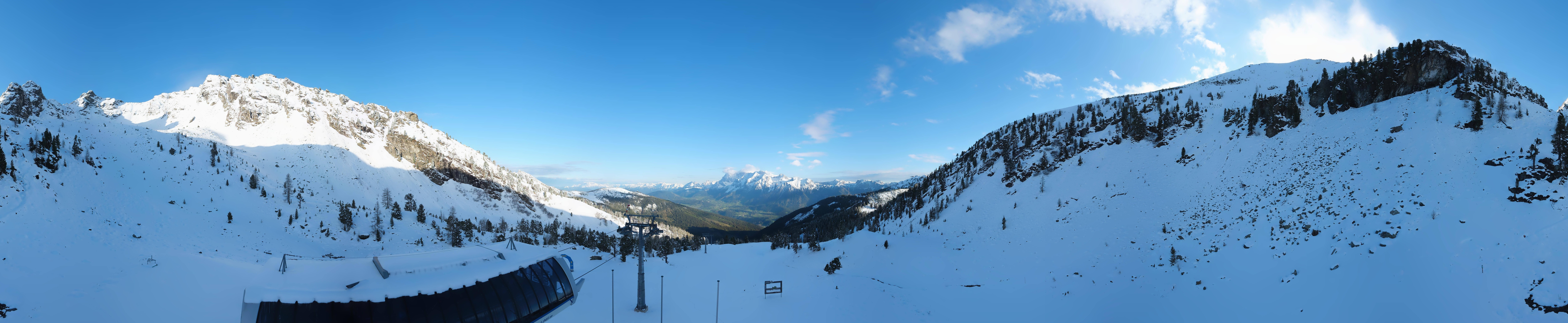 Archived image Webcam Hauser Kaibling, Styria - View towards Schladminger Tauern