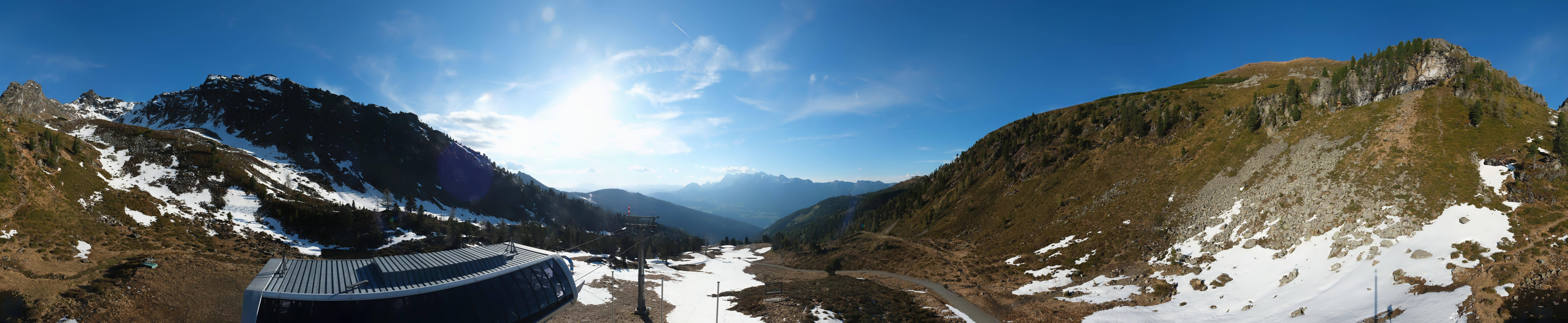 Archived image Webcam Hauser Kaibling, Styria - View towards Schladminger Tauern