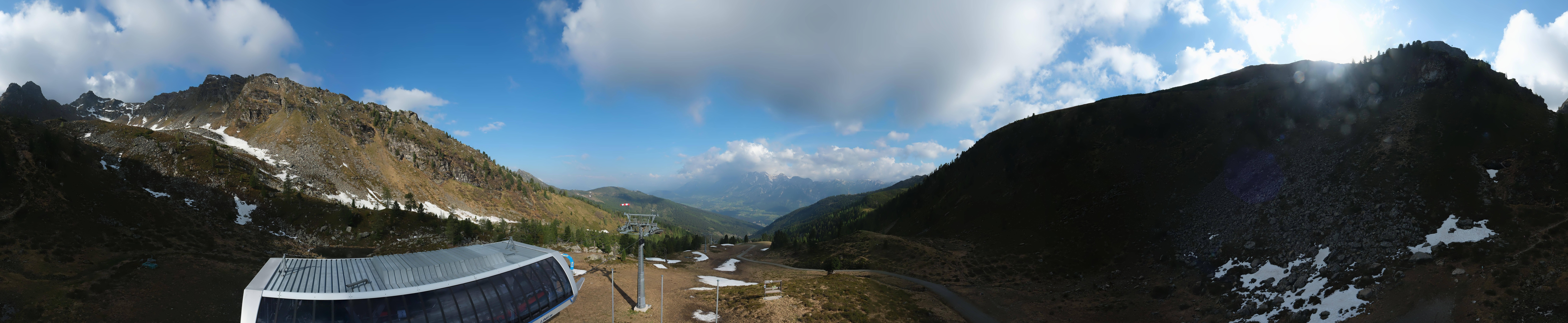 Archived image Webcam Hauser Kaibling, Styria - View towards Schladminger Tauern
