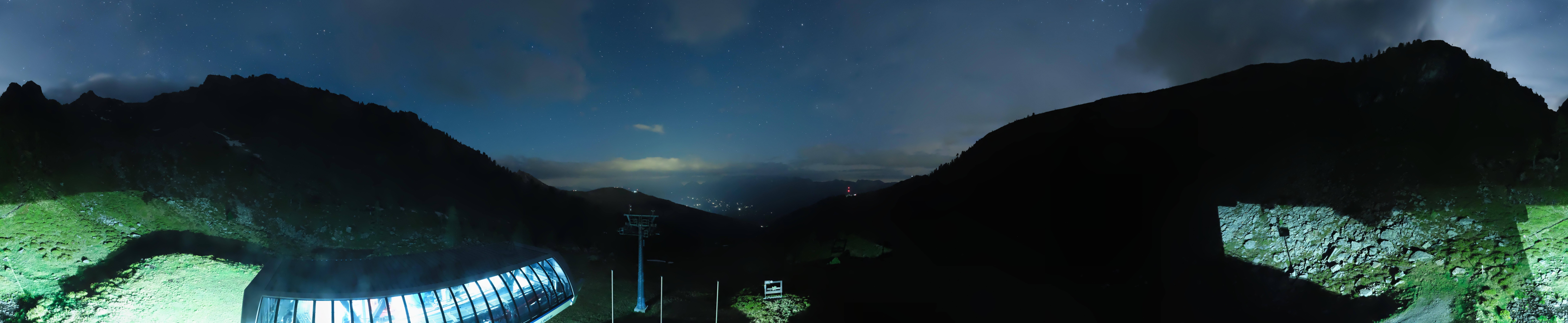 Archived image Webcam Hauser Kaibling, Styria - View towards Schladminger Tauern