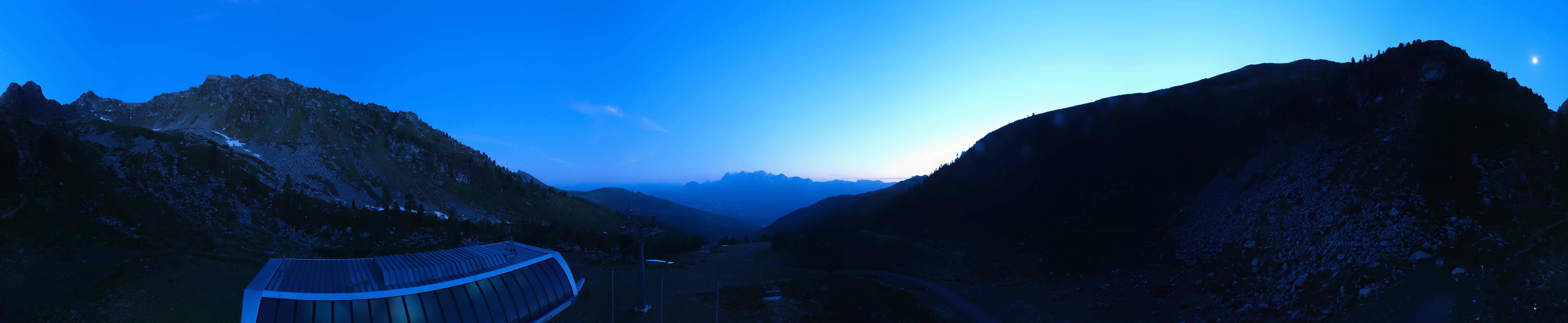 Archived image Webcam Hauser Kaibling, Styria - View towards Schladminger Tauern