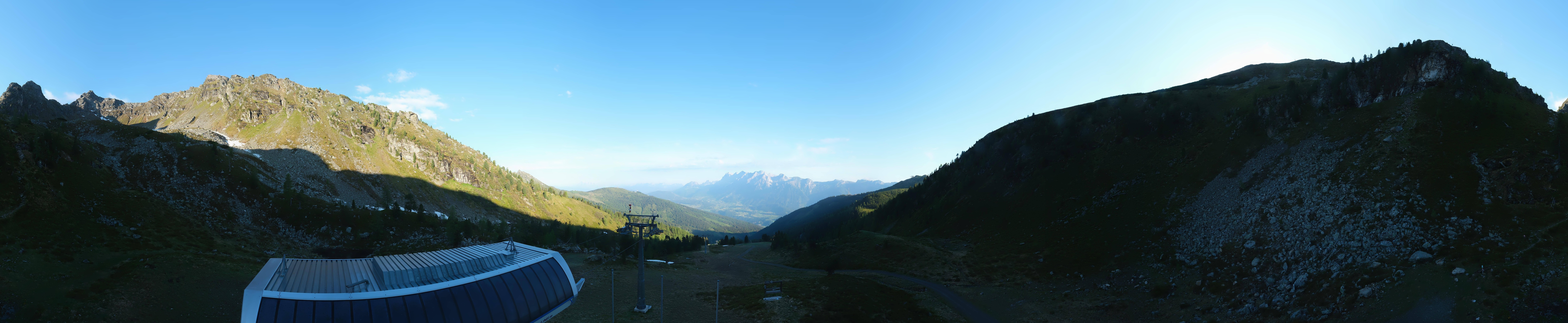 Archived image Webcam Hauser Kaibling, Styria - View towards Schladminger Tauern