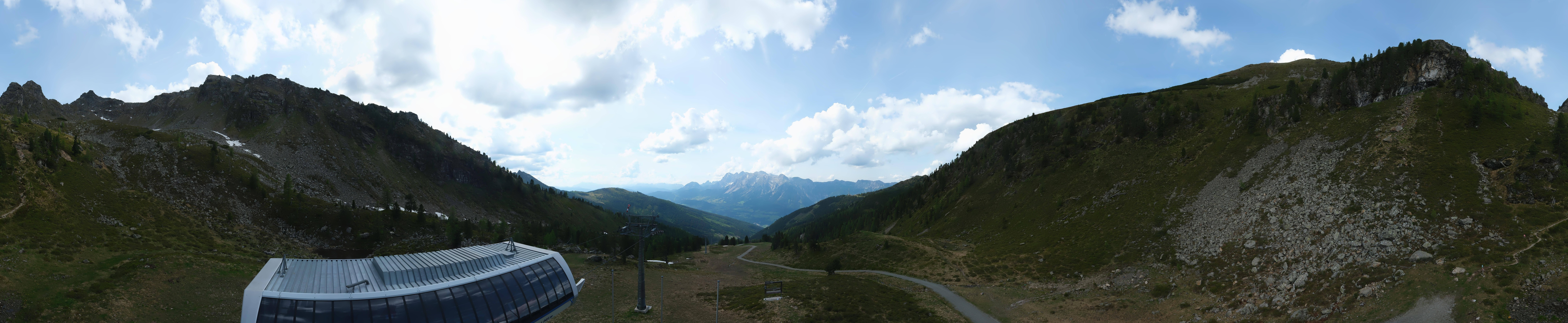 Archived image Webcam Hauser Kaibling, Styria - View towards Schladminger Tauern