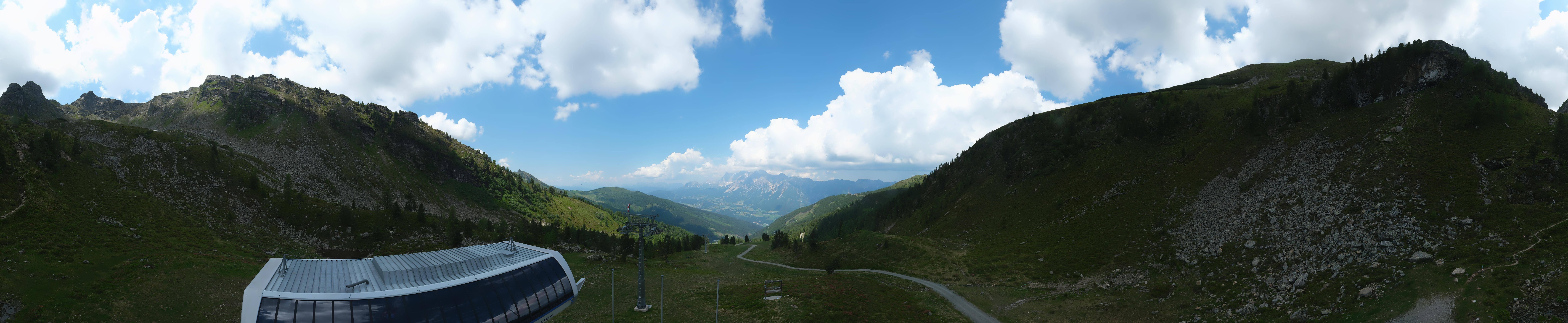 Archived image Webcam Hauser Kaibling, Styria - View towards Schladminger Tauern