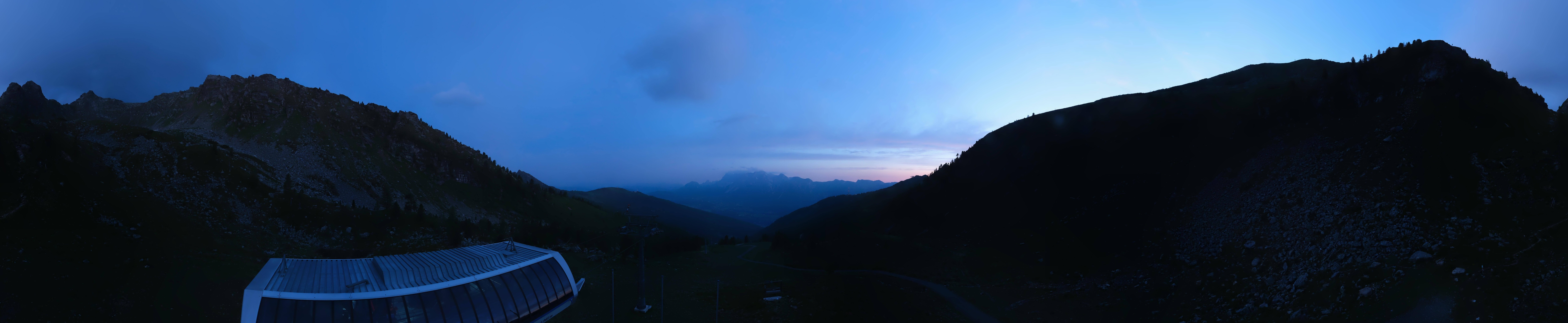 Archived image Webcam Hauser Kaibling, Styria - View towards Schladminger Tauern