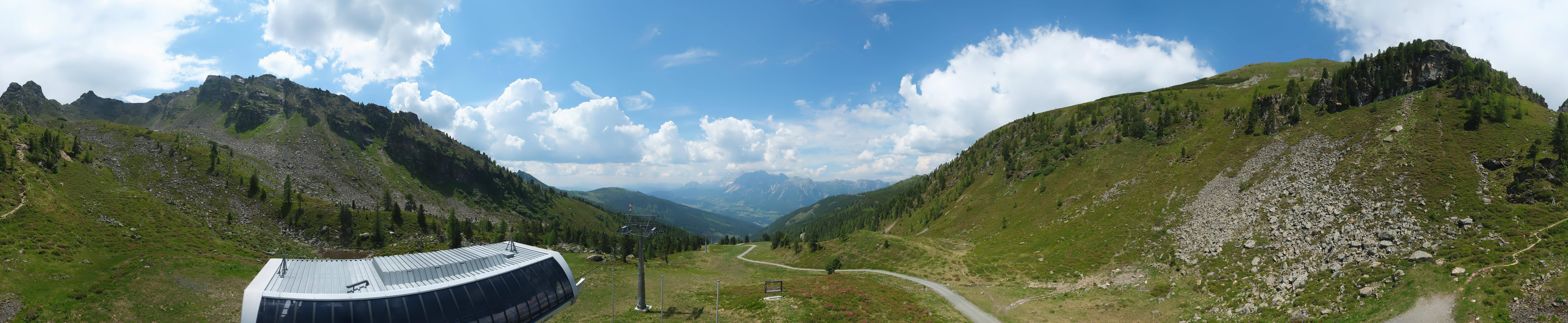 Archived image Webcam Hauser Kaibling, Styria - View towards Schladminger Tauern