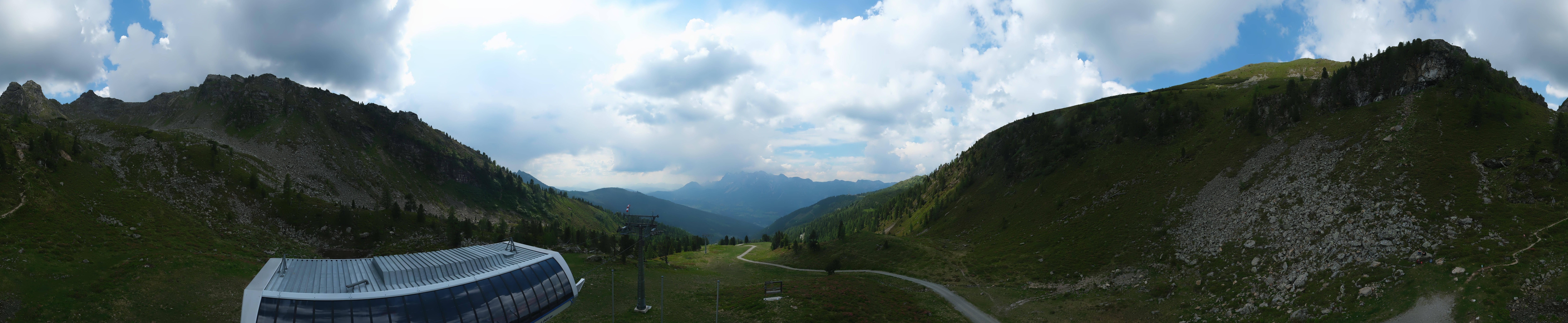 Archived image Webcam Hauser Kaibling, Styria - View towards Schladminger Tauern