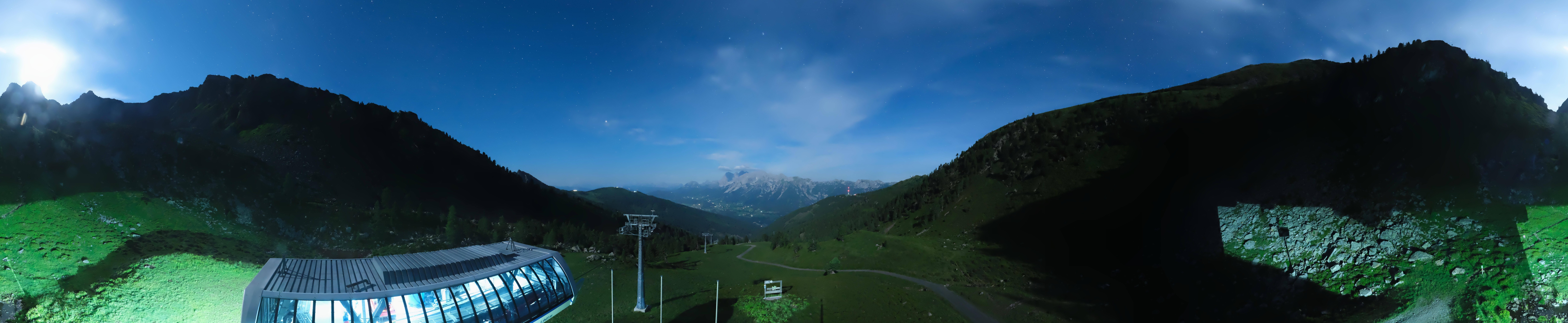 Archived image Webcam Hauser Kaibling, Styria - View towards Schladminger Tauern