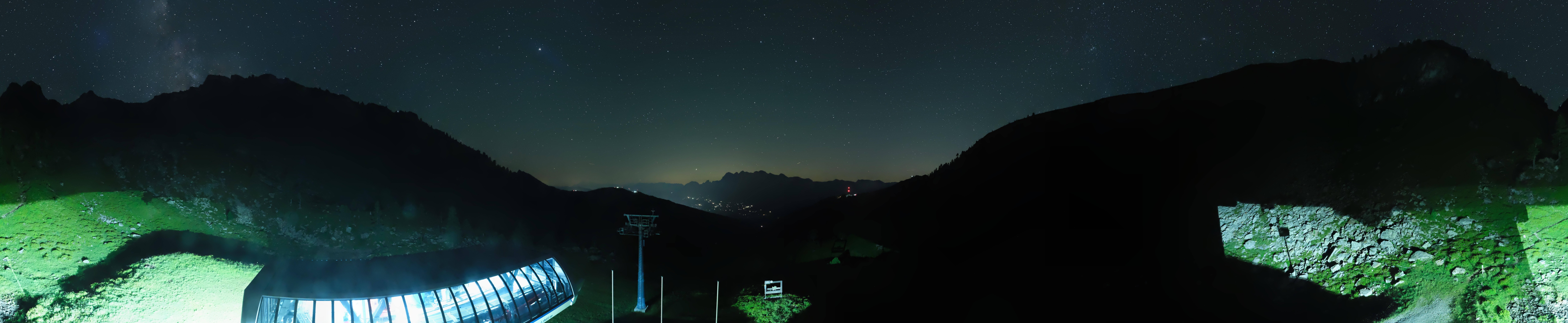 Archived image Webcam Hauser Kaibling, Styria - View towards Schladminger Tauern