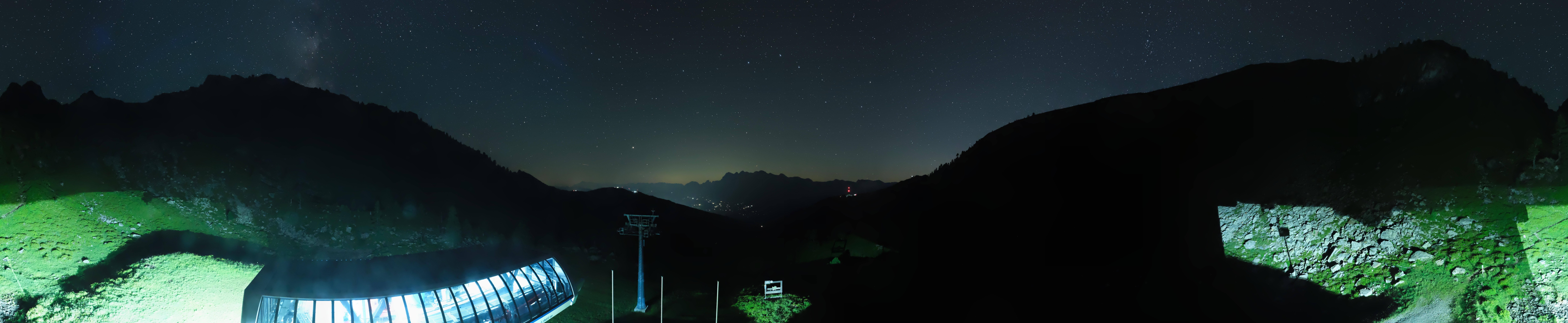 Archived image Webcam Hauser Kaibling, Styria - View towards Schladminger Tauern