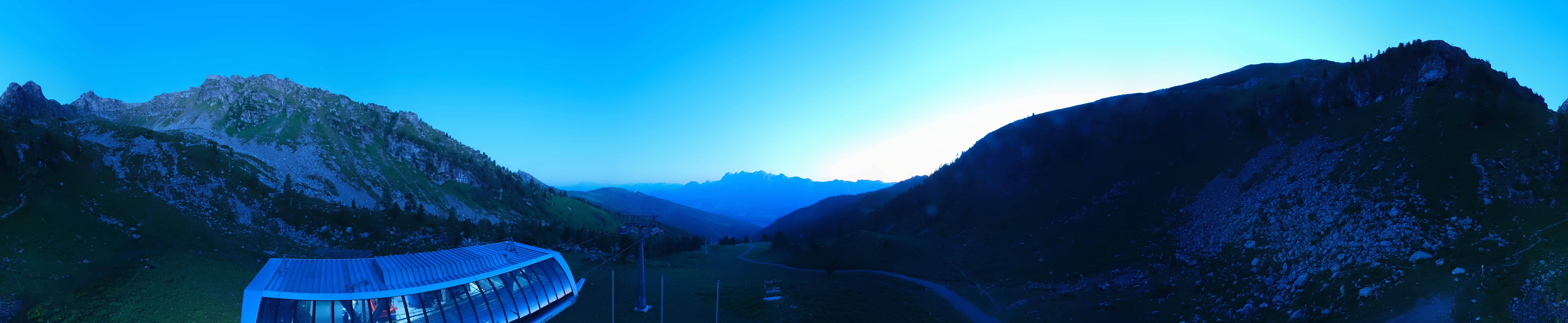 Archived image Webcam Hauser Kaibling, Styria - View towards Schladminger Tauern