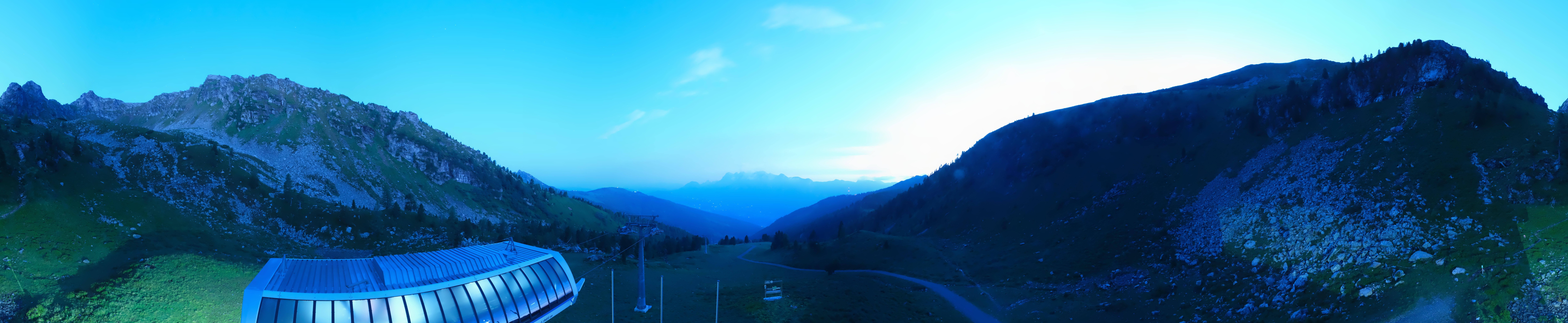 Archived image Webcam Hauser Kaibling, Styria - View towards Schladminger Tauern