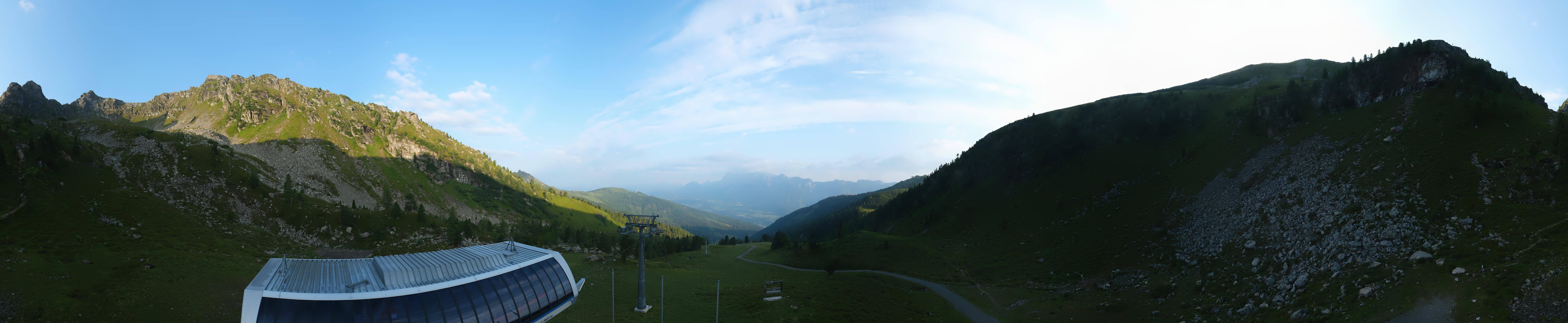 Archived image Webcam Hauser Kaibling, Styria - View towards Schladminger Tauern