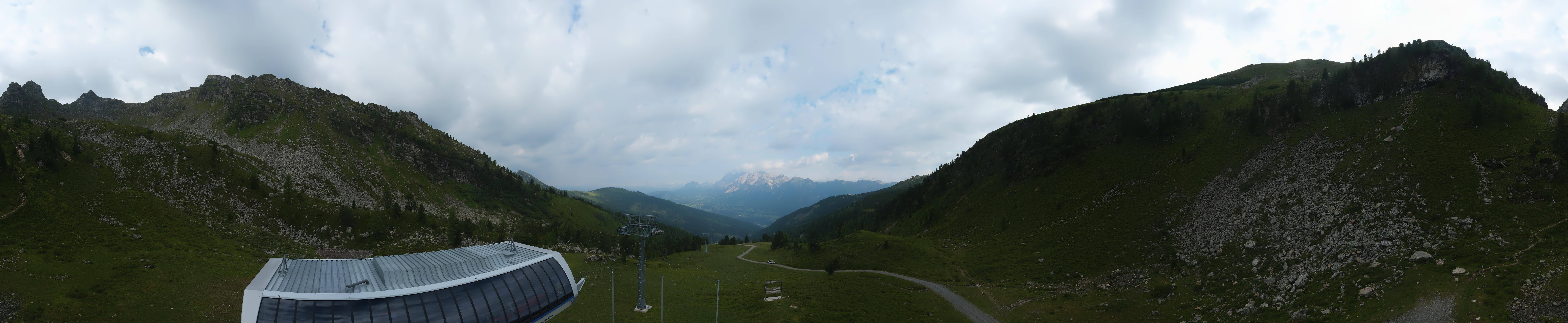 Archived image Webcam Hauser Kaibling, Styria - View towards Schladminger Tauern