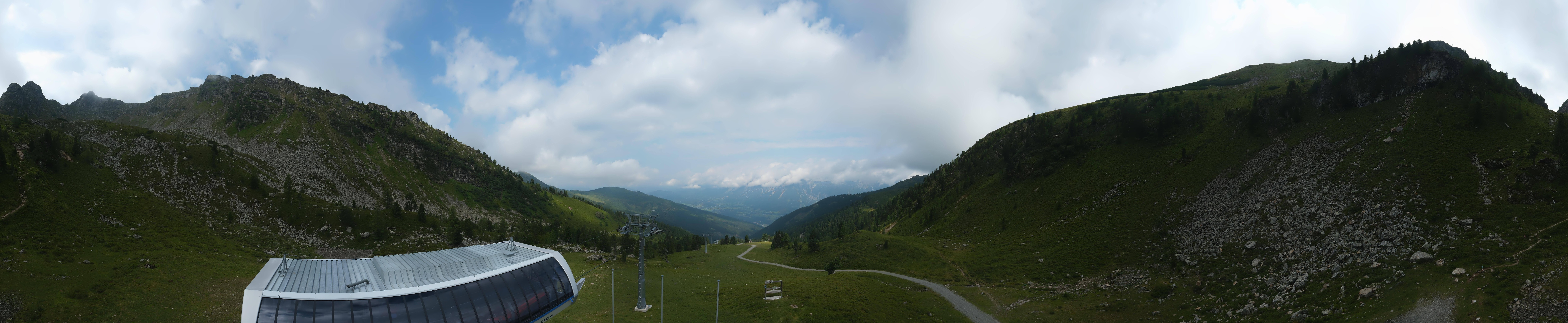 Archived image Webcam Hauser Kaibling, Styria - View towards Schladminger Tauern