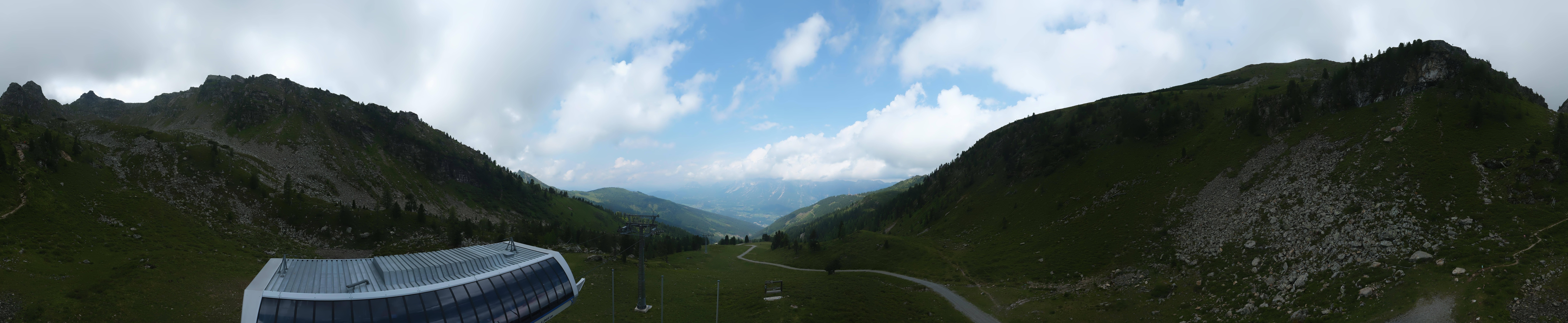 Archived image Webcam Hauser Kaibling, Styria - View towards Schladminger Tauern
