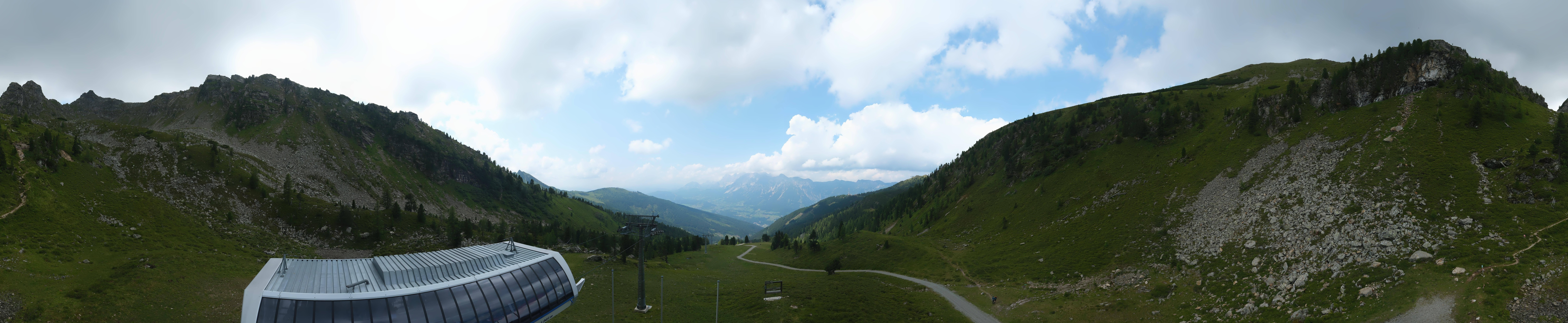 Archived image Webcam Hauser Kaibling, Styria - View towards Schladminger Tauern