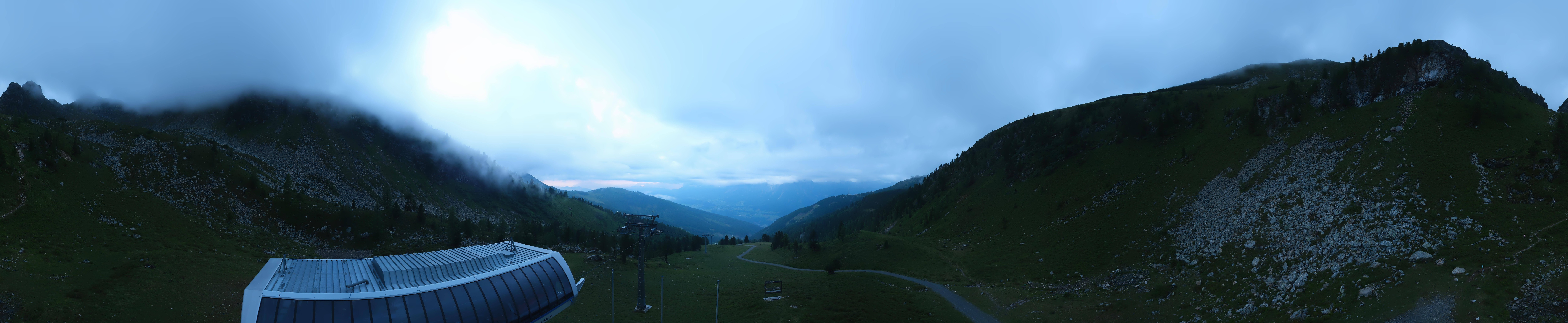 Archived image Webcam Hauser Kaibling, Styria - View towards Schladminger Tauern
