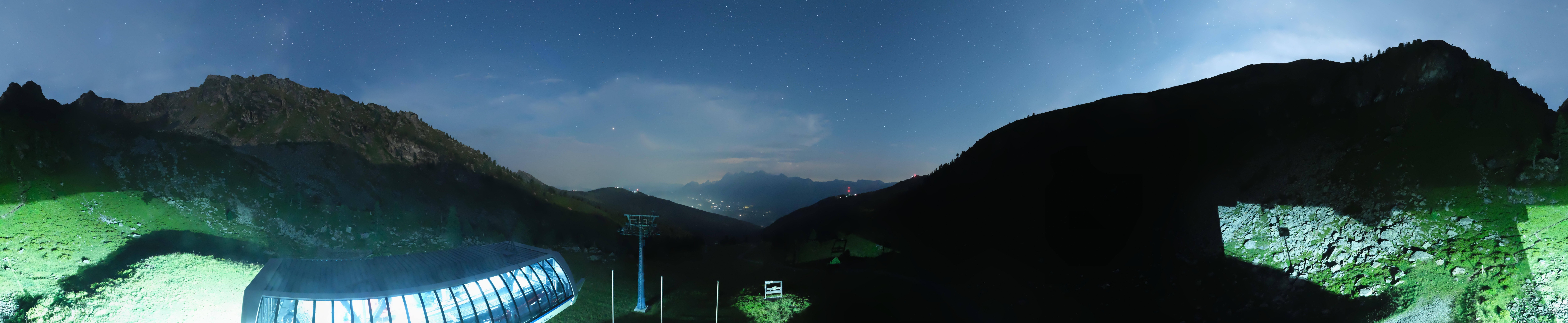 Archived image Webcam Hauser Kaibling, Styria - View towards Schladminger Tauern