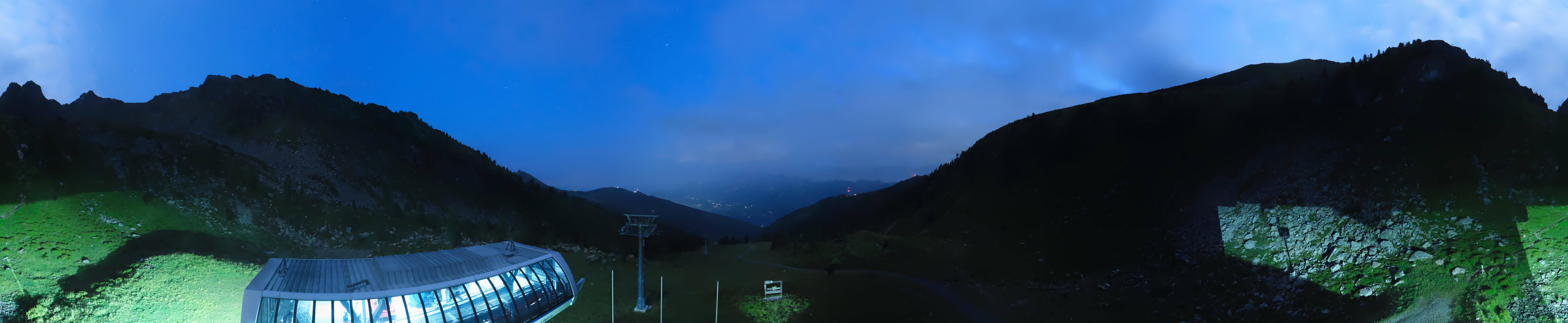 Archived image Webcam Hauser Kaibling, Styria - View towards Schladminger Tauern