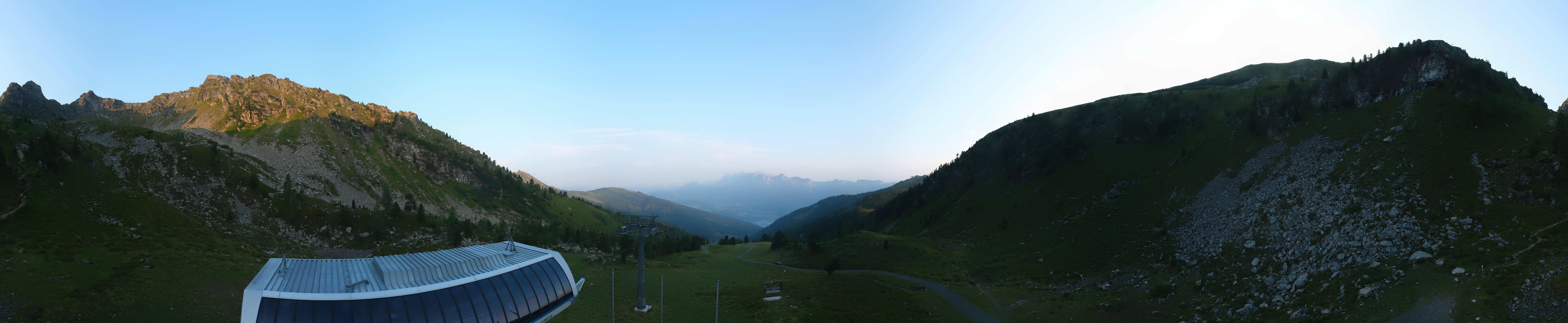 Archived image Webcam Hauser Kaibling, Styria - View towards Schladminger Tauern