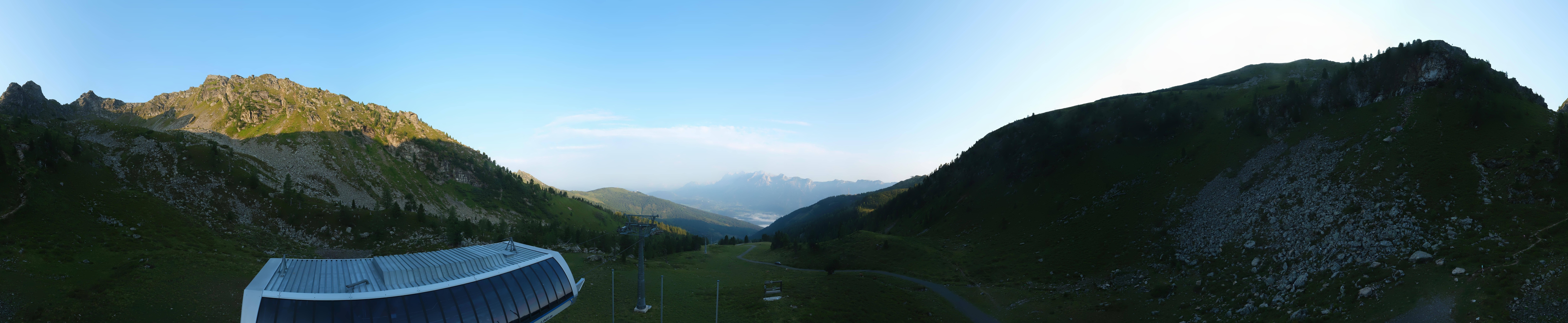 Archived image Webcam Hauser Kaibling, Styria - View towards Schladminger Tauern