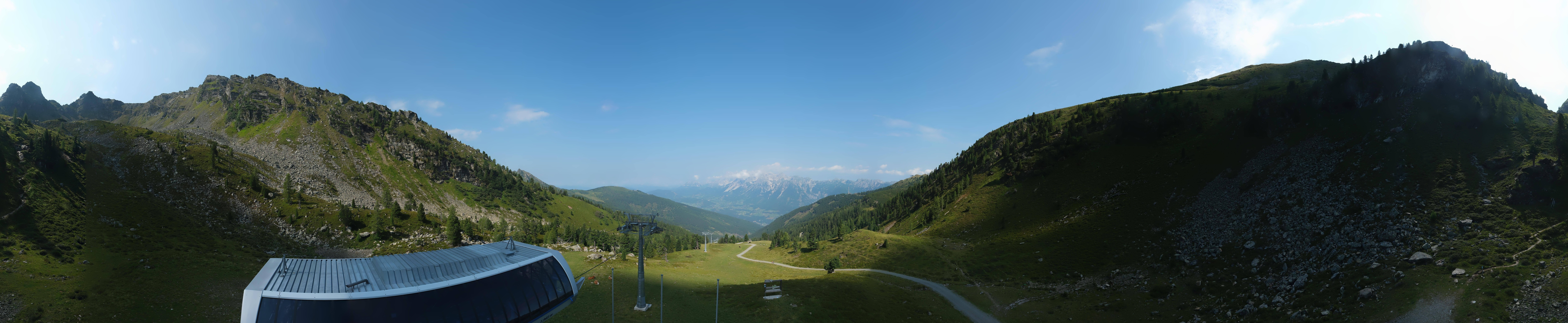 Archived image Webcam Hauser Kaibling, Styria - View towards Schladminger Tauern