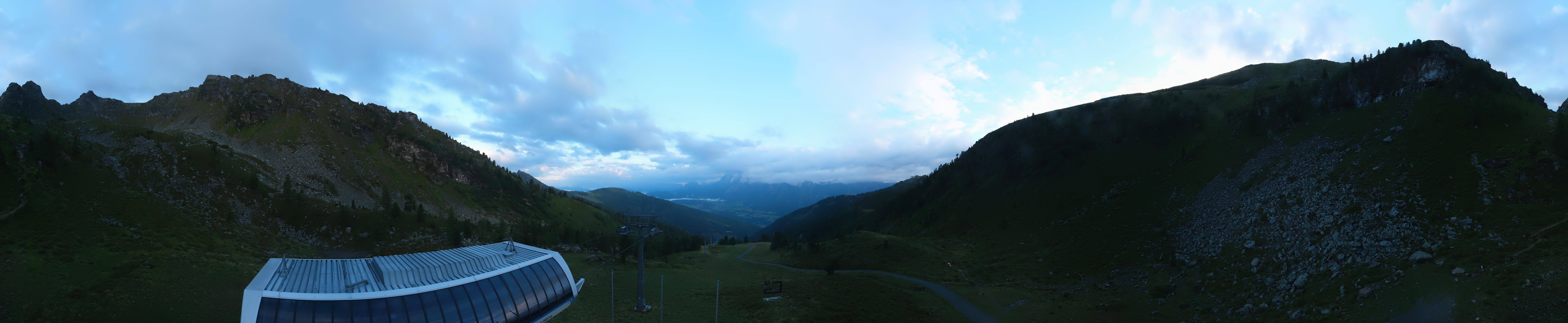 Archived image Webcam Hauser Kaibling, Styria - View towards Schladminger Tauern