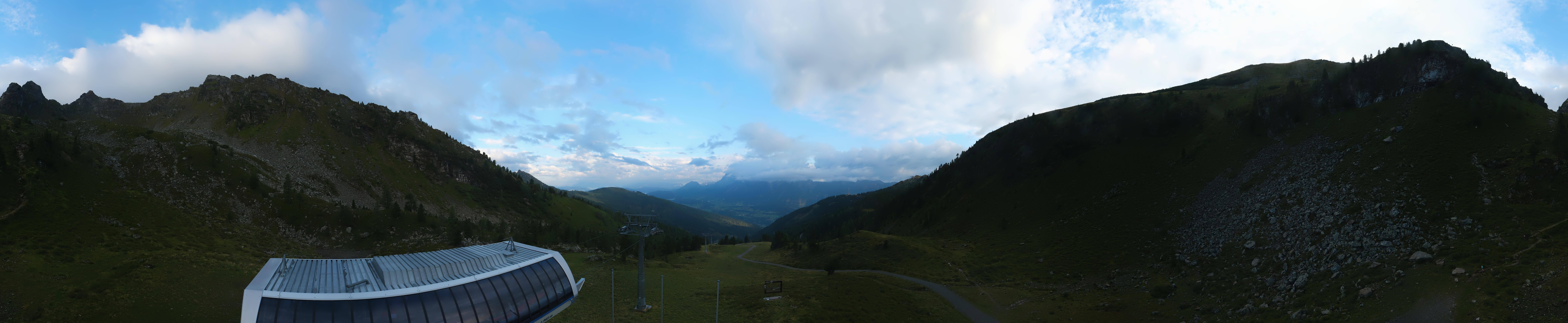 Archived image Webcam Hauser Kaibling, Styria - View towards Schladminger Tauern